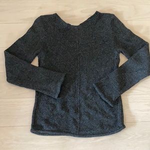 Giorgio Armani Gray Knit Sweater Size 8